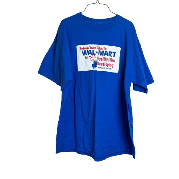 Wal-Mart VINTAGE 90s Y2K Film Developing Department unisex t-shirt XL - Picture 1 of 4
